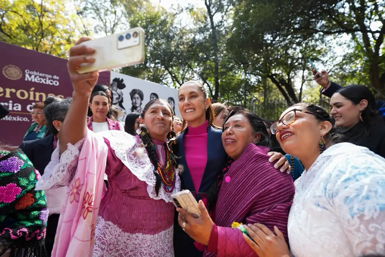 La lucha por la memoria histórica: Sheinbaum inaugura monumentos en honor a las mujeres indígenas pioneras de la capital mexicana