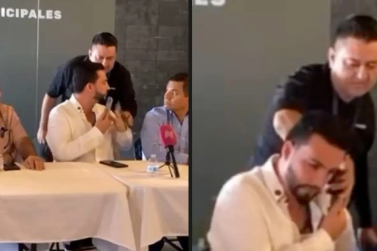 Asaltan a alcalde en pleno evento: intentan robarle el celular ante testigos